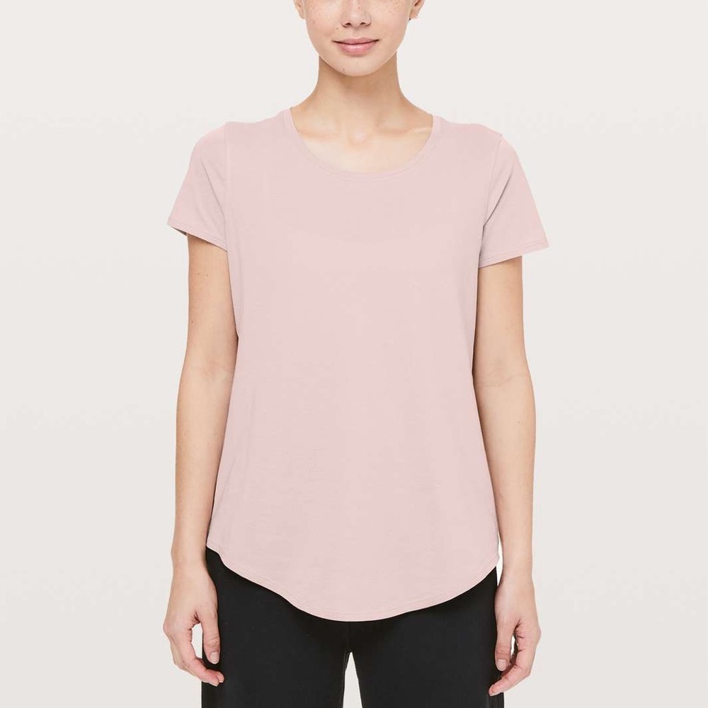 lululemon athletica Love Light Pink Short Sleeve Tee